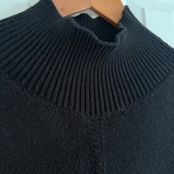 MAEVE ANTHROPOLOGIE Crystal High Neck Tunic Sweater Black XS - Picture 5 of 7